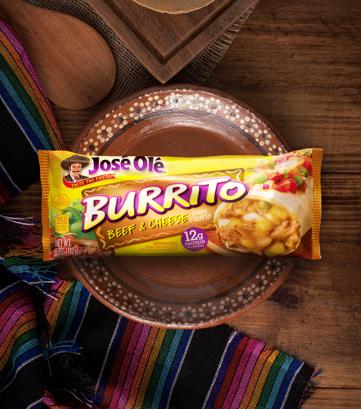 Beef & Cheese Burrito, 5oz - Jose Ole